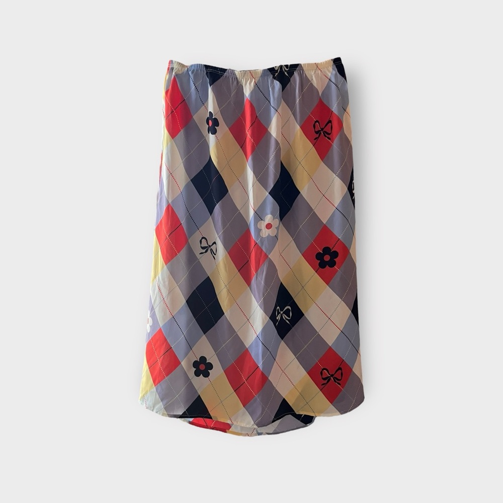 Lisa Says Gah Multicolor Checkered Set with top and skirt - Picture 2 of 11